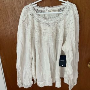 Lucky brand peasant top